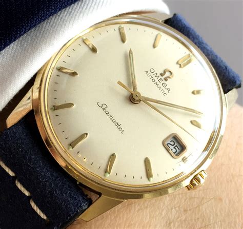 omega seamaster 18k gold|omega seamaster 18k gold vintage.